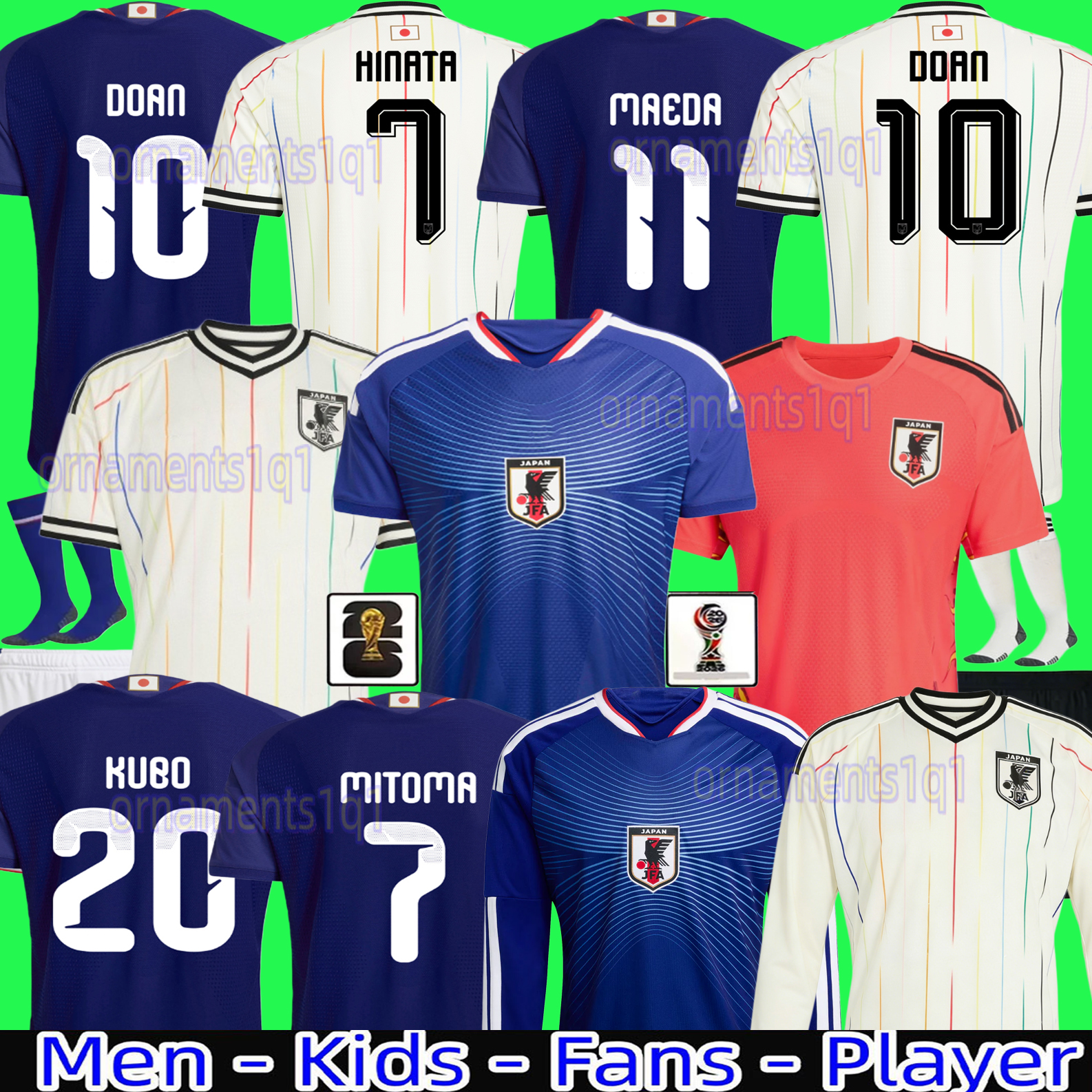 25 26 27 Japan NAKATA Retro Mens Soccer Jerseys 2026 2027 National Team NAKAMURA OGURO KAWAHI Home Away Long Sleeves Vintage Football Shirts Uniforms