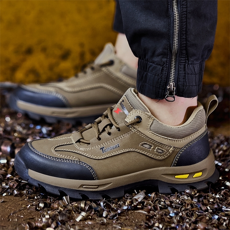 mens safety shoes puncture resistant work shoes mens protective shoes wear-resistant Boots 260318