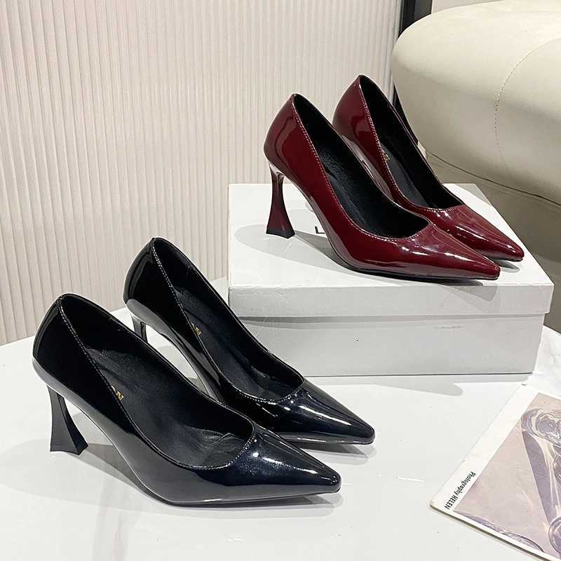 New Style Womens Fashion Leopard Ladies Slip on Womens High Heels Fashion Party Pumps Women Pointed Toe Super High Shoes Women C260321