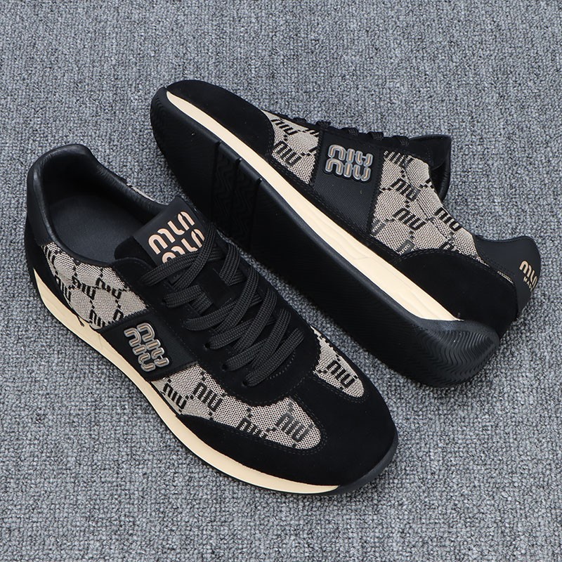 Free shipping designer shoes Plus Size Athletic Shoes: Durable, Slip-resistant Sportswear with Ventilation Features Cozy black