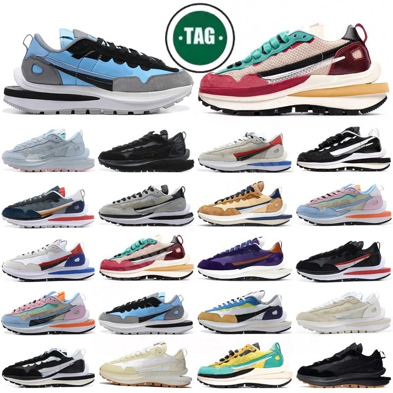 2026 Running Ldwaffle Shoes Sacais Waffles Sail nylon White Gum Black Bright Citron Fragment Grey Blue Game Royal Leather Suede Dark Iris Court Purple Sakai Sneakers