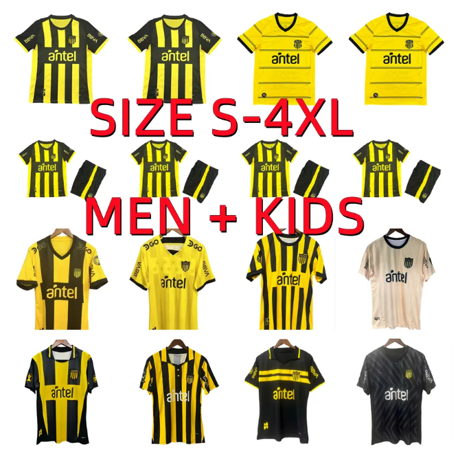 2025 2026 2027 Penarol MENDEZ Mens Soccer Jerseys Anniversary S.RODRiGUEZ SANCHEZ AREZO MILANS MENOSSE 24 25 26 27 Commemorative Edition Football Shirts Men kids kit