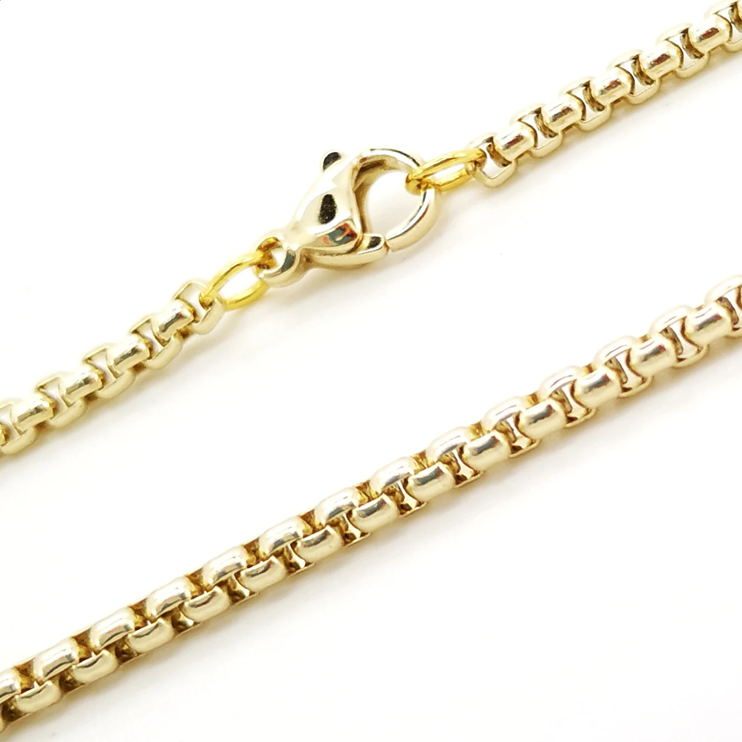Women Ankel Bracelets 18K Gold Solid Stainless Steel Anklets Barefoot Sandals ROLO Chain 91011 Inches Waterproof Jewelry 260318