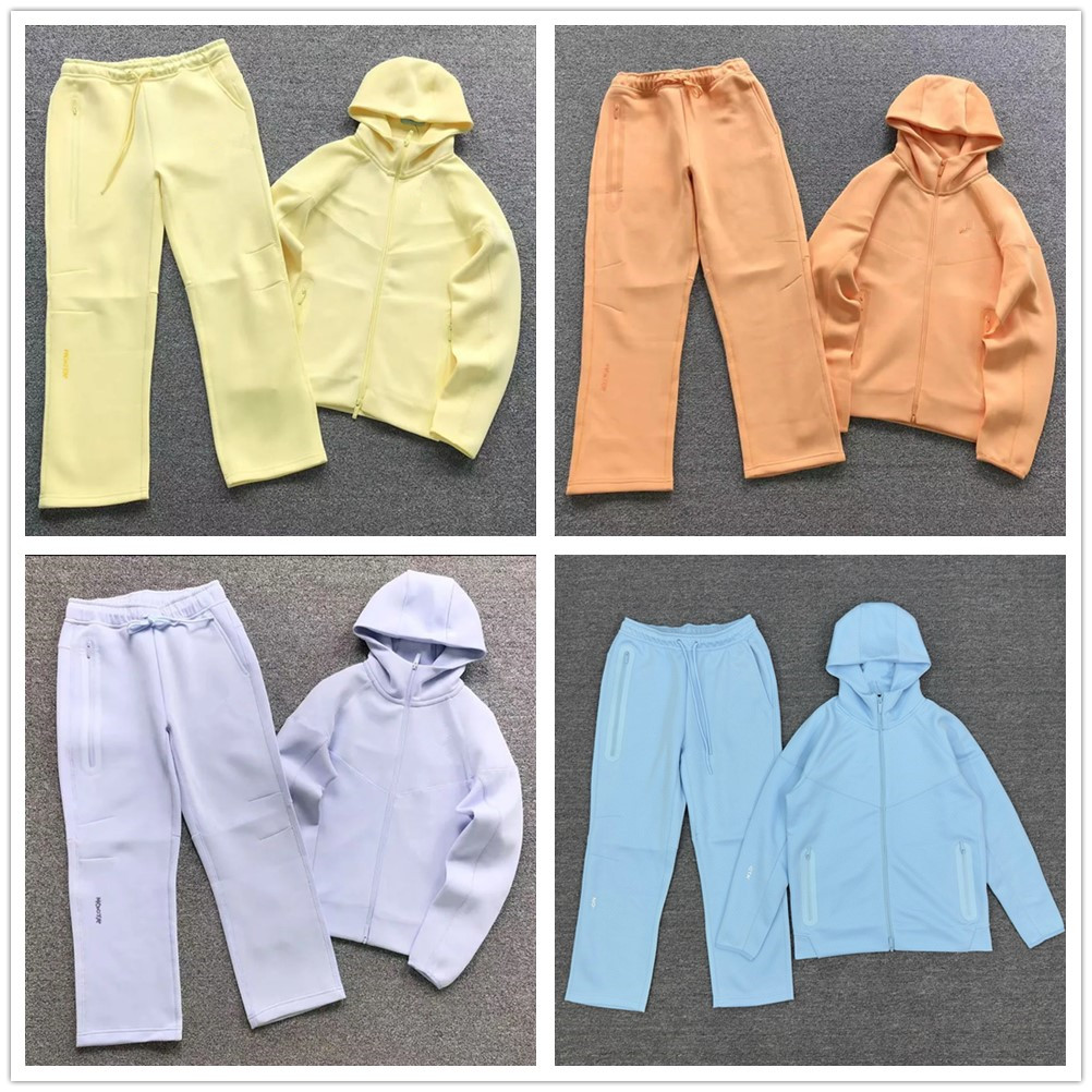 Mens Sports Nocta Tracksuit Designer Hoodie Pants Set Two Piece Suits Woman Full zip hoodies sweater Tech fleece Trousers Tracksuit