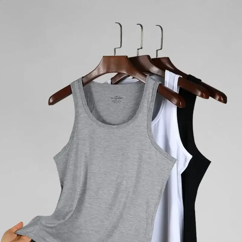 5PCS Mens summer trendy slim-fit hurdling style modal wearing a white undershirt underneath mens tight-fitting 260317CJ