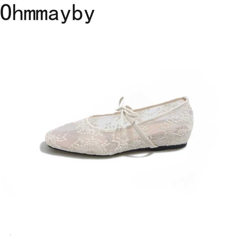 2026 Spring Lace Women Mary Jane Shoes Fashion Slip On Comfort Street Style Soft Sole Female Internal Elevation Dress Shoes C260321