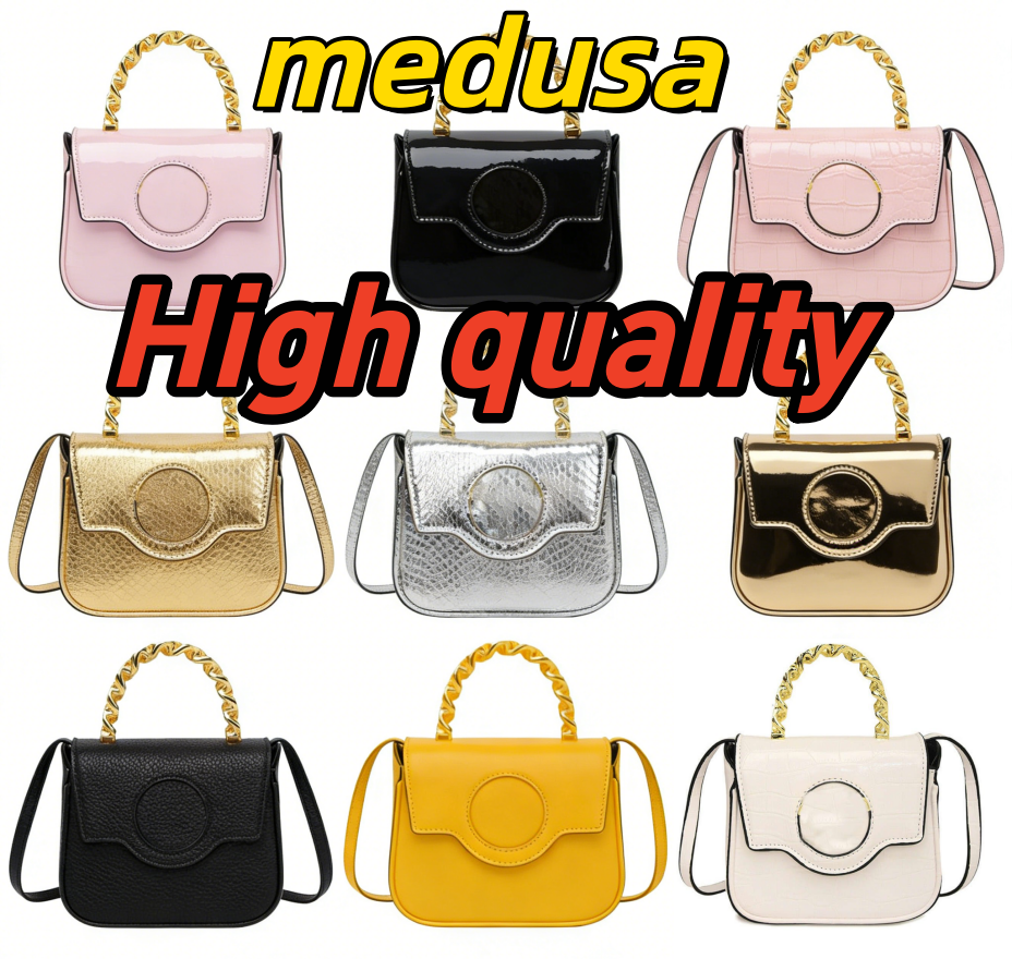 crossbody luxury designer bag Handbag mirror Women Luxurys Designers Bags 2026 High-quality bag medusa shoulder designer purse for women tote crossbody totr bag