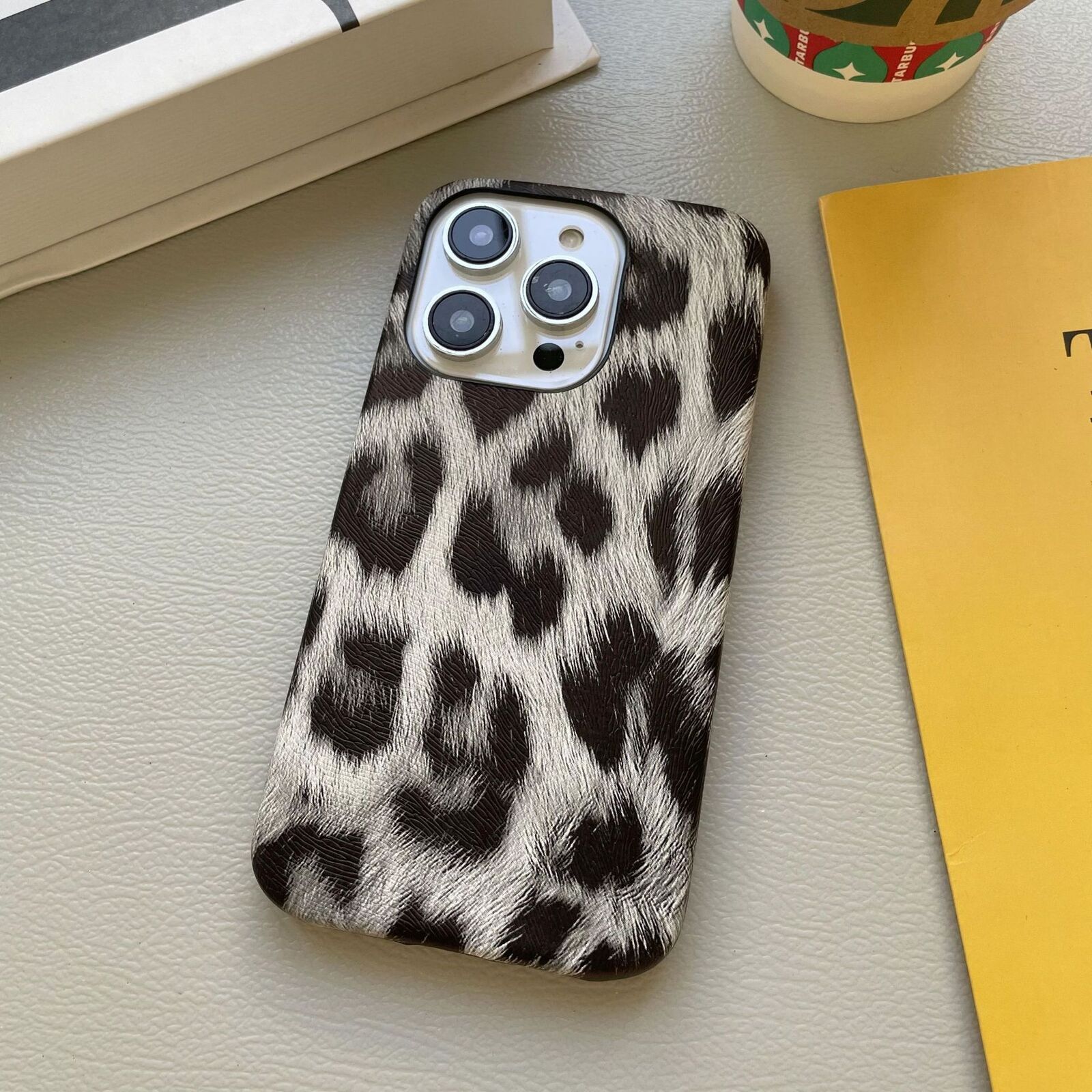 Brown Cow Fur Graphic Printed Silicone Phone Case For iPhone 17 Air X XR XSMax 8 Plus 16 15 14 13 12 11 Pro Max Soft Back Cover