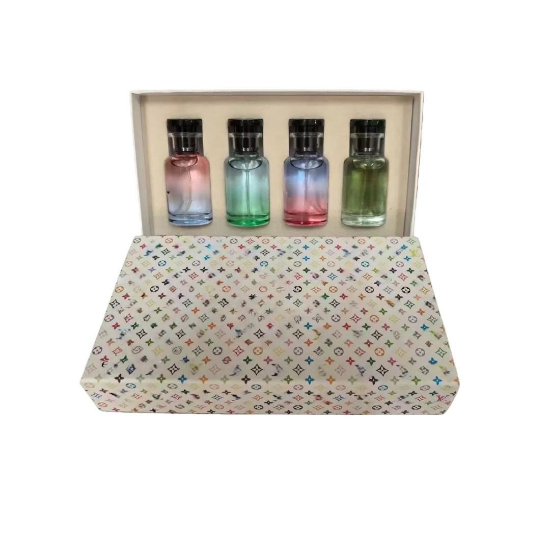 Brand 4*30ml Perfume Set City Of Stars Pacific Chill California Dream Imagination Long Lasting Smell France Fragrance Gift Box Kit Christmas Gift Fast