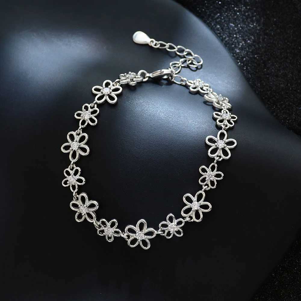 925 Sterling Silver for Women Accessories Trend Hollow Flower Simple Pendant Party Jewelry Gift H260321 - view 5