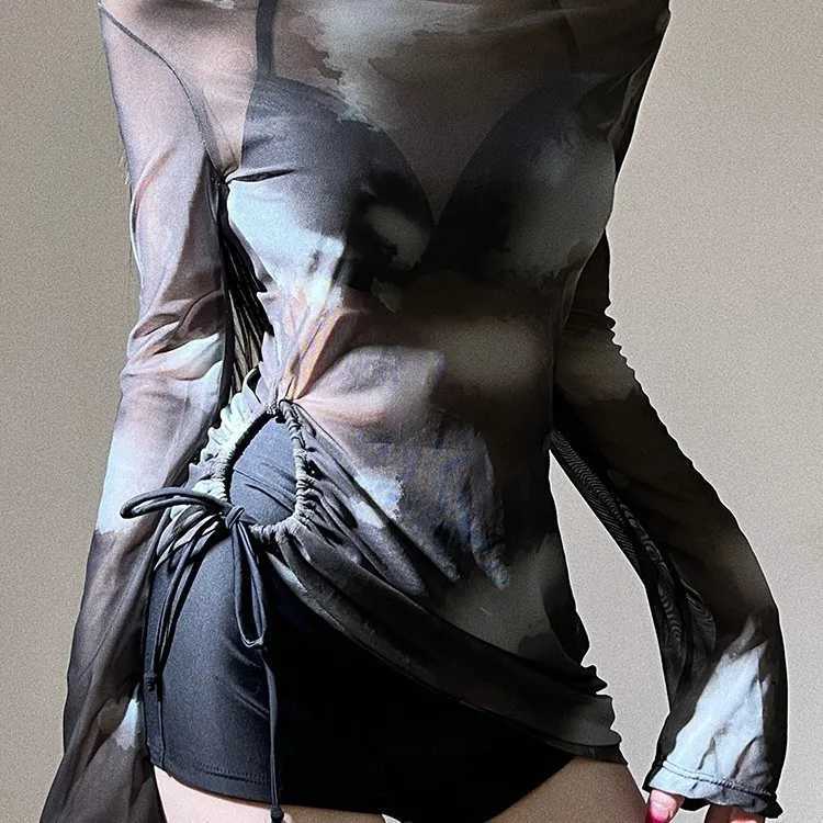 Ins Style Bikini Swimsuit Split Three Piece Set Sexy Belly Covering Slimming Hot Spring Swimsuit M260321