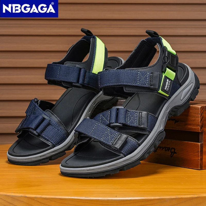 Summer Mens Sandals Trendy Casual Outdoor Sport Shoes for Holidays Beach Breathable Wear-Resistant Hiking Walking Sandals 260625 - view 4