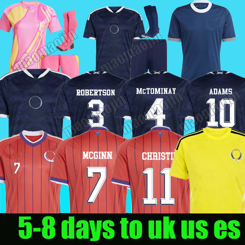 2026 Scotland football shirts soccer jerseys 26 27 McTominay Billy Gilmour Lewis Ferguson McGinn Tierney Robertson home away third goalkeeper adult kids kit