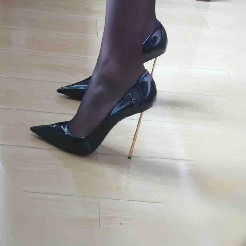 2025Summer New Sexy Pointed Slip-on High Heels Daily Casual Comfortable Office Low-top Shoes Designer Women Stiletto Heels C260321