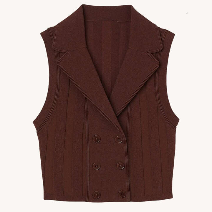 2026 autumn and winter new designer high-end French retro knitted vest pleated skirt k30 fashion set