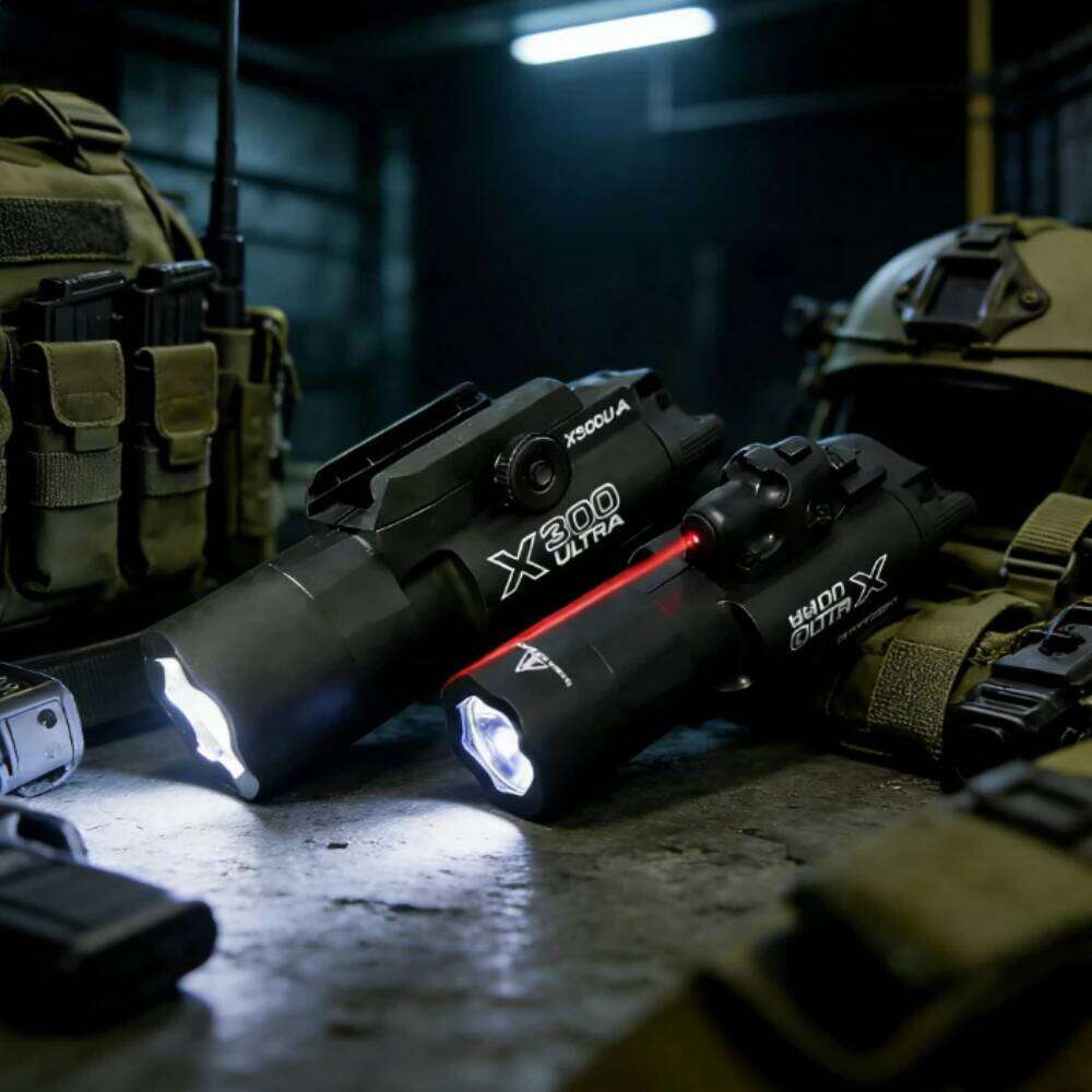 X400U X300 Nylon Mounted Infrared Laser Flashlight Toy Gun Light Suitable for team games 26Y0318
