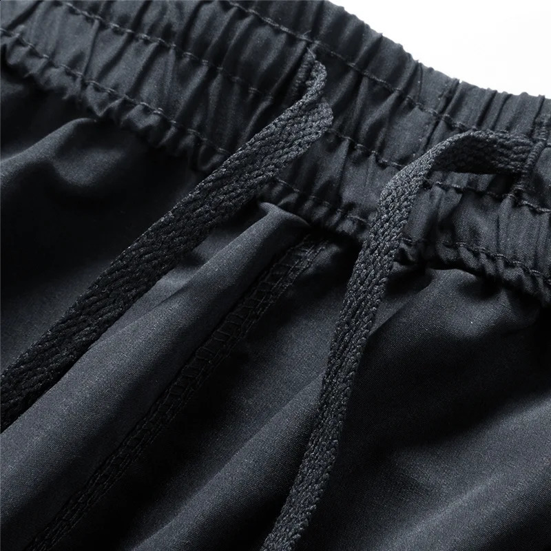 Summer Sports Cropped Trousers Quick-drying Large Size 7XL 8XL Mens Casual 3/4 Pants Thin Workout Mens Fashion Baggy Shorts 260318