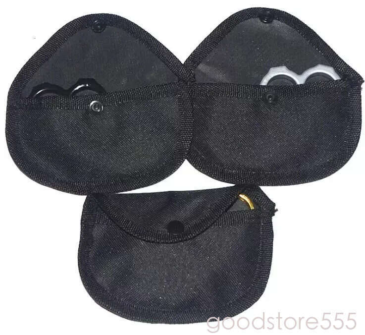 Strong Brass Knuckle Dusters Nylon Bag Self Defense Personal couteau Security Outdoor Self-defense Pendant fixed blade knife pocket knife Pocket EDC T