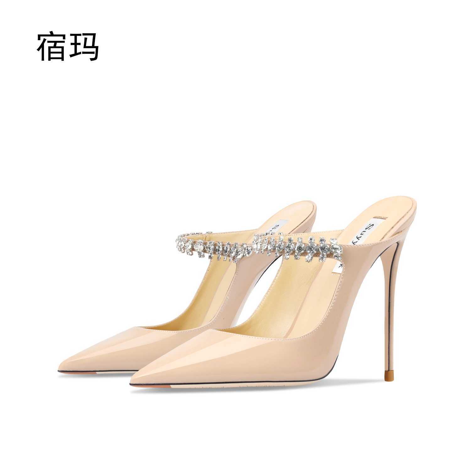 heeled sandals Women Heels Slippers High Heels Shoes Fashion Crystal Pumps Slingbacks Party Ladies Shoes Women C260321