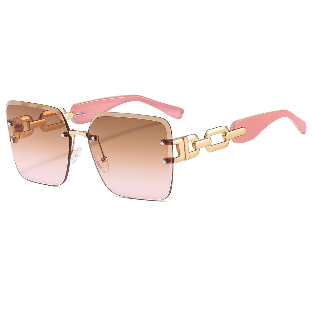 Designer Luxury Brand New Fashionable Hollow Frameless Glasses Fashionable Multifunctional Glasses Outdoor Sports Sun Protection Sunglasses Export Gla - view 6