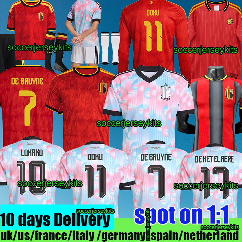 Belgium Jersey 2026 World Cup Soccer shirts Men's Kids football jersey DE BRUYNE LUKAKU maillot belgique camiseta de belgica football 2000 belgium RETRO 2026 2027