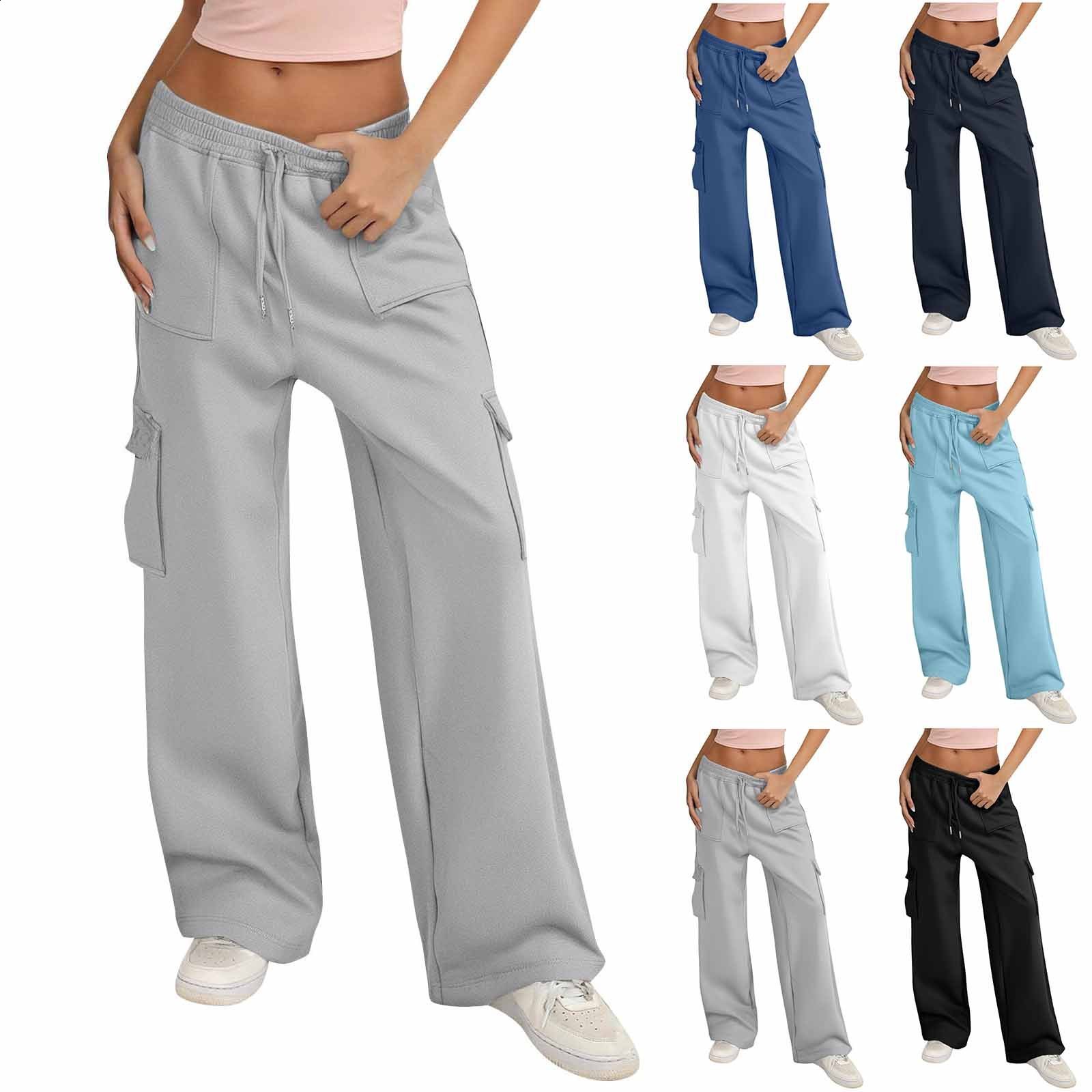 womens sports pants gym fitness running training pants cotton wool cargo pants 241029