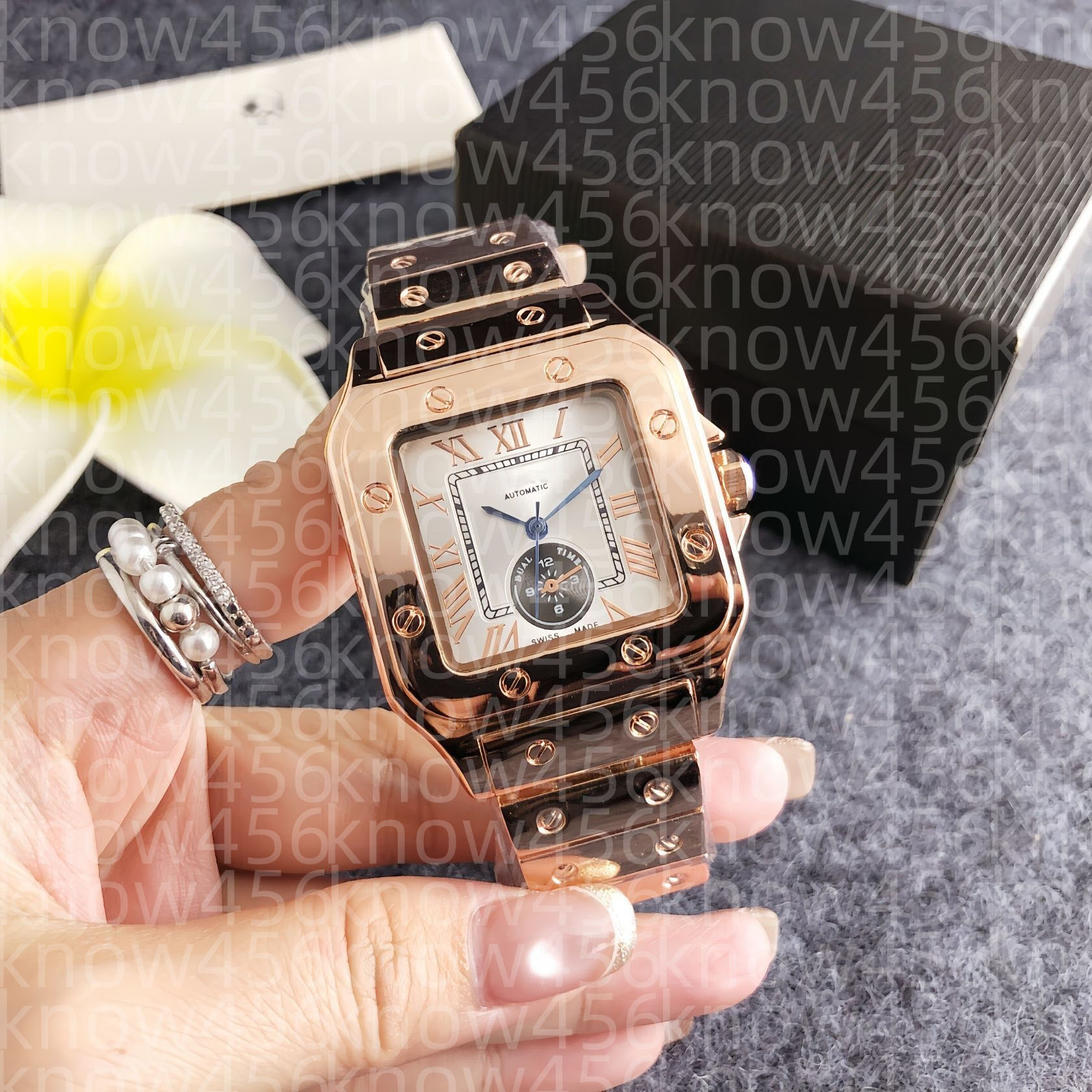 Fashionable men's decorative watch with high-quality quartz movement and crystal case - brand wa 38mm