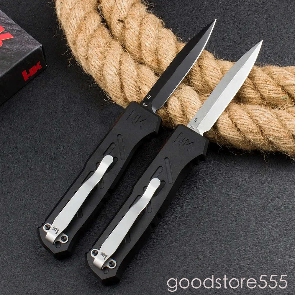 HK14850 EPIDEMIC Knife D2 Steel fixed blade knife Blade couteau 6061 T6 aluminum alloy Handles Camping Outdoor Tools pocket knife Tactical Combat Self