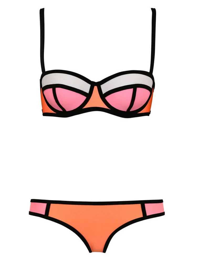 2026 New Summer Swimwear Bikinis Set Sexy Spaghetti Strap Backless Bikini 2 Piece Set Women Split Swimsuit Beach Bikini M260321