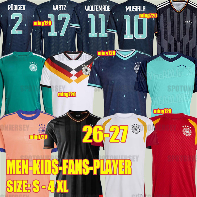 germany jersey 2026 world cup Whiteout Germany 125TH Kit alemania euro soccer jerseys deutschland trikot KROOS football shirt Deutschland maillot allemagne EM