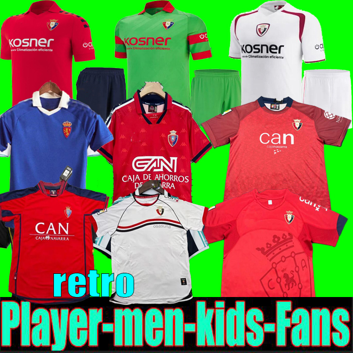 25-26 OSASUNA soccer jersey DAVID GARCiA CHIMY aVILA CAMISETA EQUIPACIoN ADULTO Real Zaragoza TORRES MONCAYOLA SANCHEZ home away men kit kids Footbal 04 05 97 98 10 12