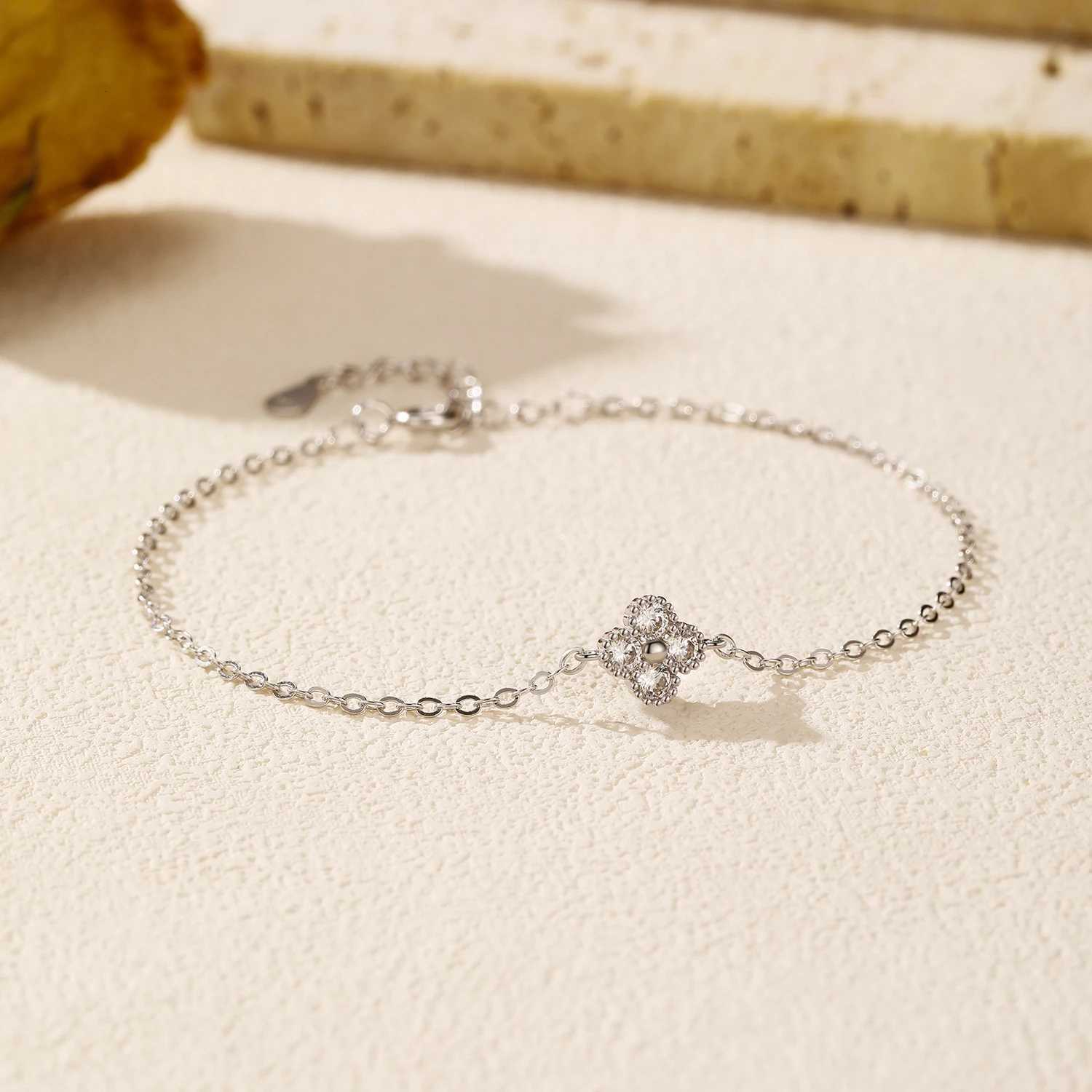 MODIAN 925 Sterling Silver Exquisite Lucky CZ Link Chain Stackable Sweet For Women Daily Fine Jewelry H260321 - view 6