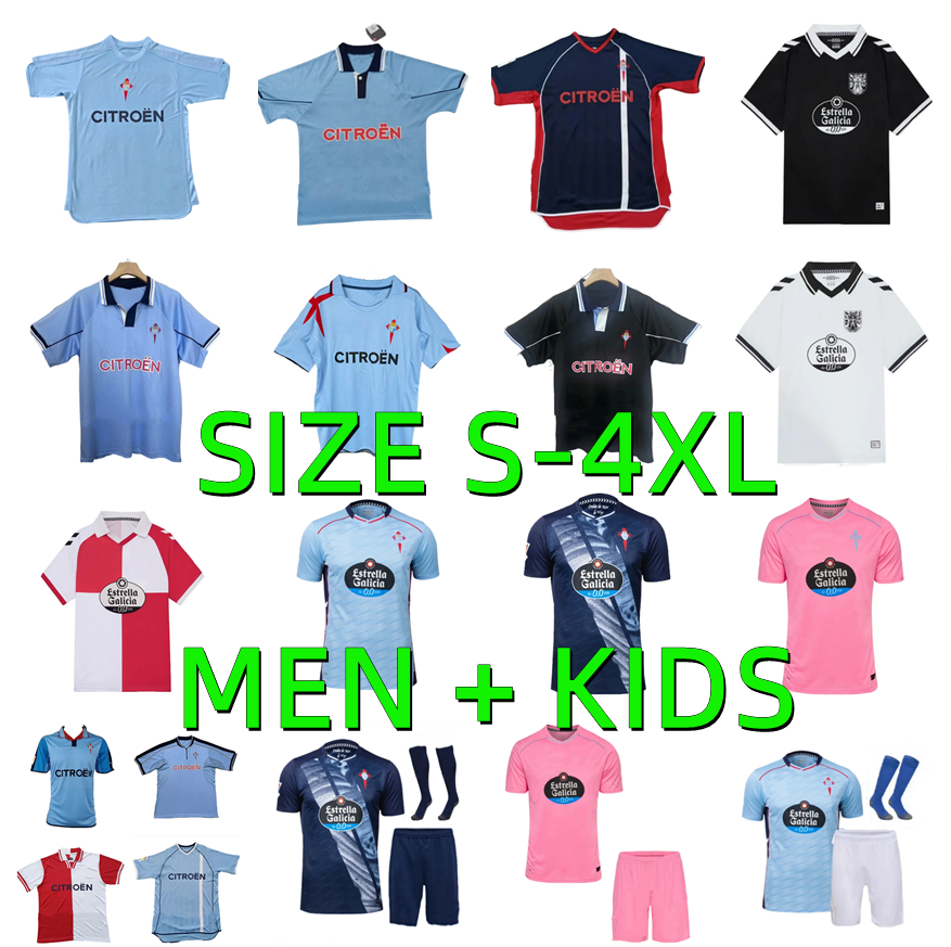 25 26 CeltaS de Vigo Soccer Jerseys 2025 2026 97 98 99 00 01 02 04 05 MOSTOVOI STRAND LARSEN BAMBA Paciencia FRAN BELTRAN IAGO ASPAS Gabri Veiga Men Kids kit Football Shirt