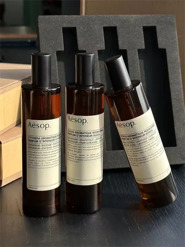 Aesop Aromatique Room Parfum D'INTERIEUR Set Istros Cythera Olous Woody Notes Incense Spray 100ml*3 Hoursehold Air Freshener