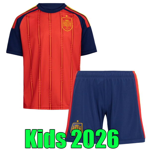 Spain Soccer Jersey 2026 World Cup Football Shirt uniforms kit 25 26 PEDRI GAVI LAMINE YAMAL MORATA Carvajal OLMO FERRAN RODRIGO spanish Men Kids Fans