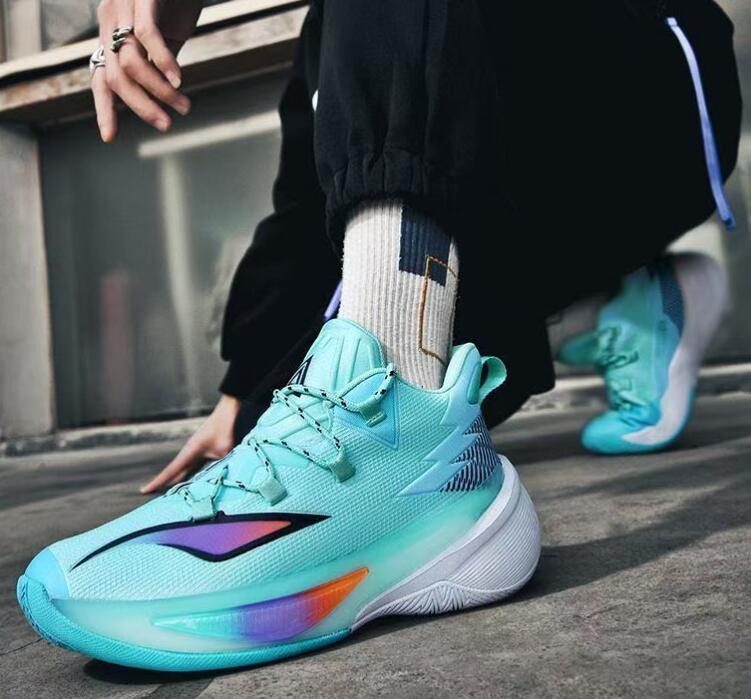 Designer shoes air raid 9 basketball shoes are breathable shock-absorbing Friction makes sound wear-resistant practical basketball youth shoes Z 3.1-4