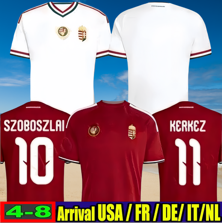 2026 2027 Hungary Home and away Soccer Jerseys SALLAI SCHAFER SZOBOSZLAI ORBAN KERKEZ National 26 27 football shirts