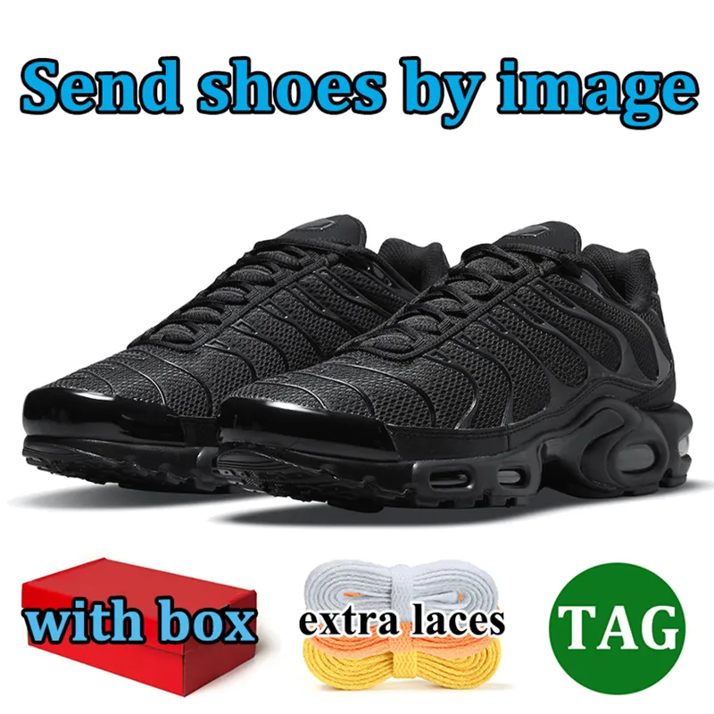 With Box tn plus running shoes Mens Sneakers Triple White Black Sky Unity Gradient Tennis Breathable House Yellow Blue Trainers Outdoor Sports