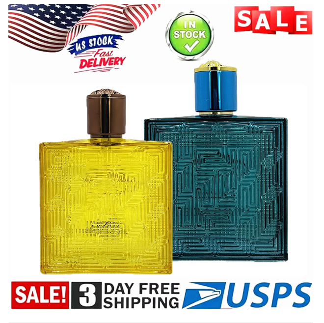 Eros Energy Long Lasting Woody Spicy Fragrance EDP Cologne For Men US Warehouse 3-7 Days Fast Delivery