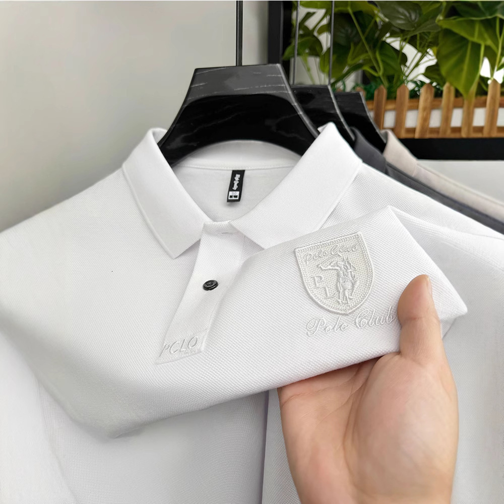 Summer Designer T-shirt New Short-sleeve T-shirt Polo For Men Designer Hoodie Pullover Top Stylish Collar Light Business Men's Wear Short-sleeve 