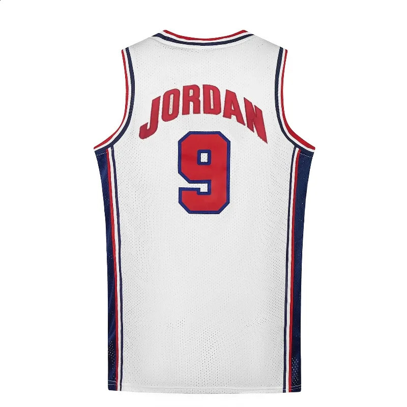 Mens Embroidered 9 Basketball Jersey Breathable Sportswear Sleeveless Training Uniform Team Vest n Tops 260312