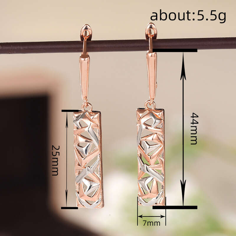 niche design accessories for women on : tech-inspired unique internet-famous style earrings geometric triangle earrings