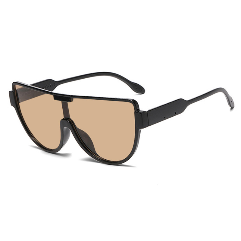 Designer Luxury Brand Outdoor Sports Sunglasses Fashion Large Frame Integrated Women's Pilot Sunglasses Street Style Sunglasses Fashion Street St