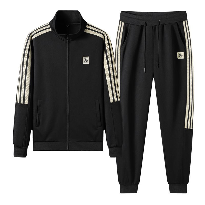 Polo Designer Hoodie Spring Men's Cardigan Sweatshirt Jacket Sports Two-piece Set Popular Designer T-shirt Trendy Men's Striped Casual Running Outfit