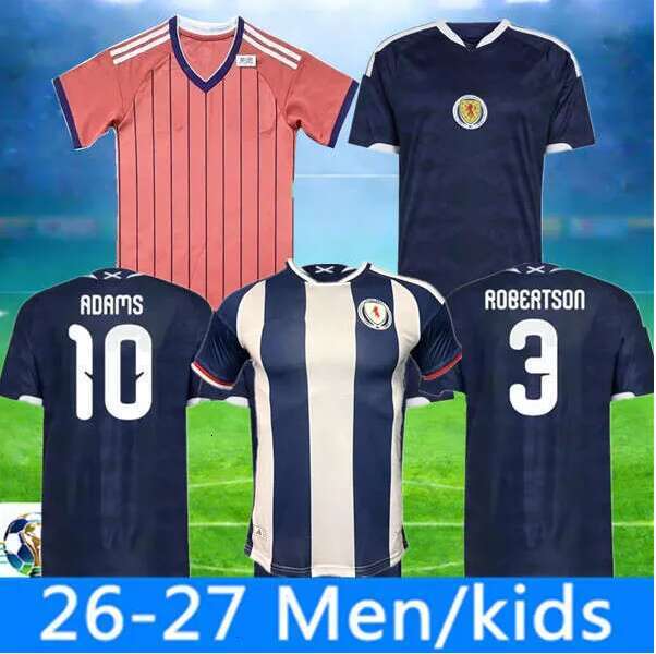2026 World Cup Scotland Soccer Jersey 25/26 ROBERTSON National Team MCGINN Shirt 150th DYKES ADAMS CHRISTIE ARMSTRONG FRASER Kids kit Football Uniform
