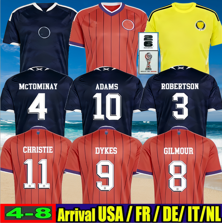 new 2026 Scotland Soccer Jerseys away home Special edition TIERNEY ROBERTSON football shirt CHRISTIE McGREGOR McGINN McKENNA Worldes Cups men kit
