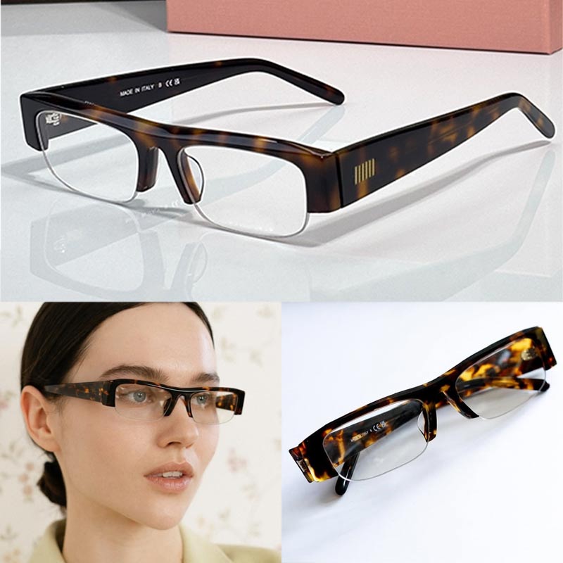 Designer Women Vedette Sunglasses SMUB07 Honey Tortoiseshell Narrow Rectangular Frame UV400 Anti Blue Light Lens Fashion Casual Womens Glasses Luxury Eyewear