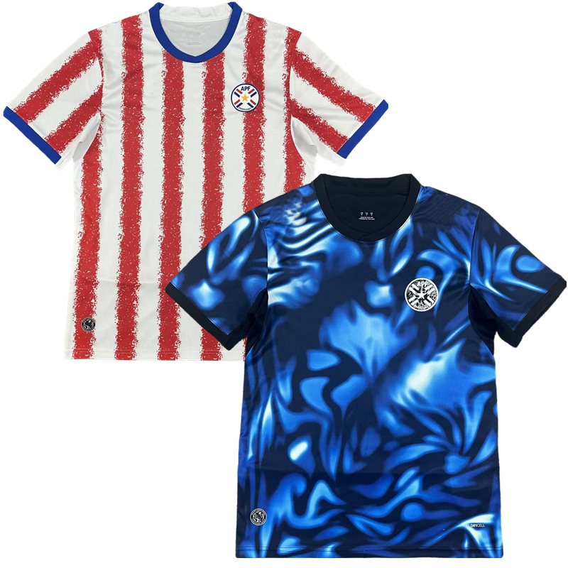 2026 2027 Paraguay Soccer Jerseys SANABRIA ALMORON G.GOMEZ GONZALEZ BOBADILLA GALARZA OJEDA SOSA ALDERETE ENCISO 26 27 National team football shirt