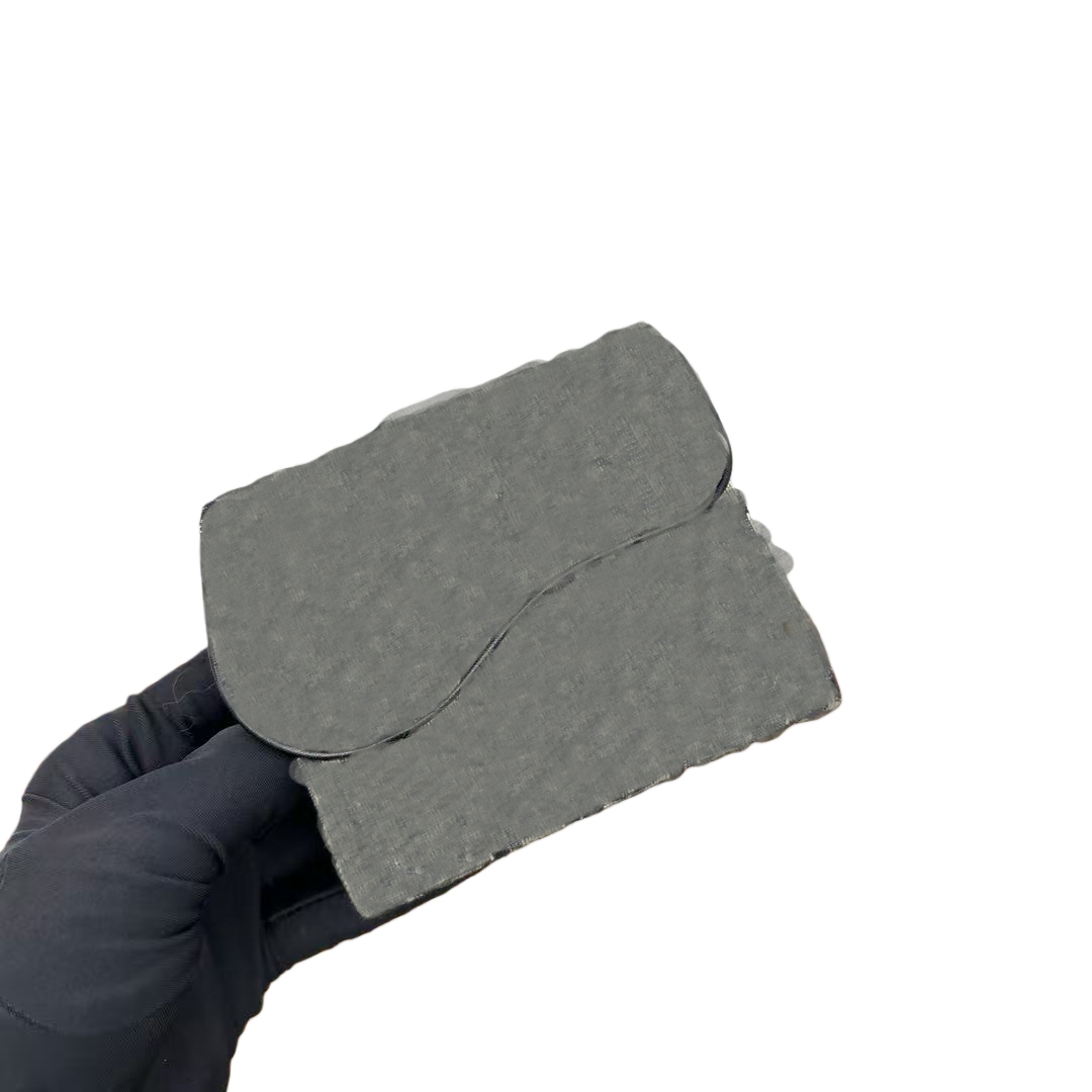 High-quality luxury designer wallet, women's card storage wallet flap button three-section wallet original luxury brand product (with packaging box and dustproof bag).