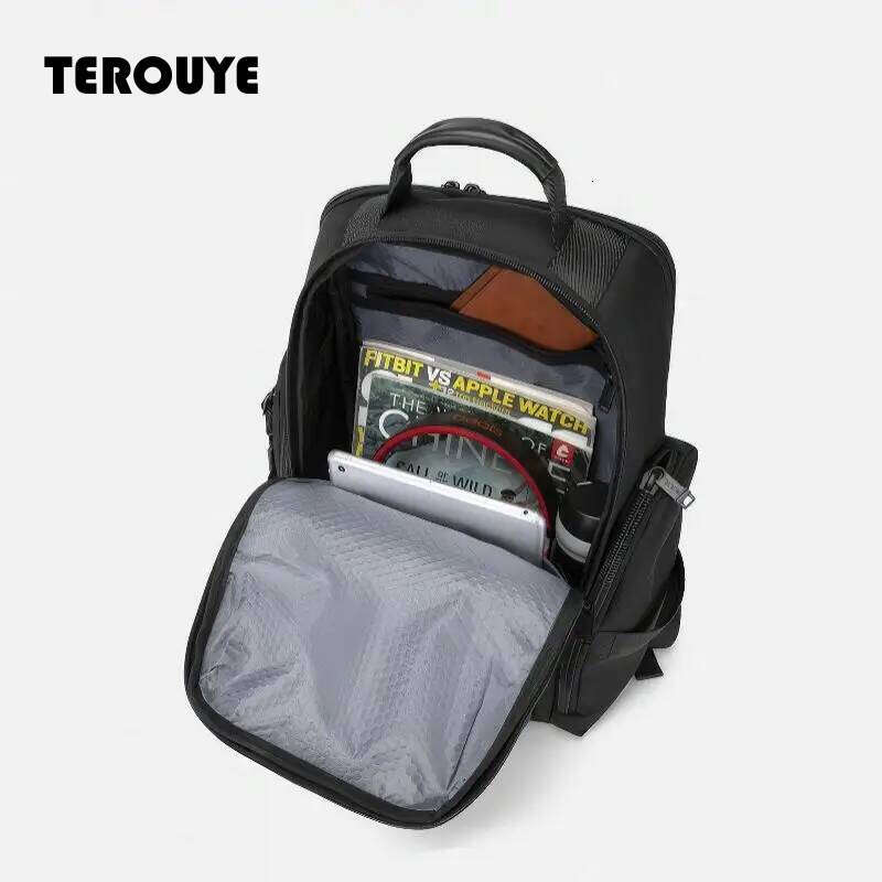 Waterproof Ballistic Nylon Men Business Travel Computer Bag Casual Commuter Daypack Durable Work Backpack TEROUYE